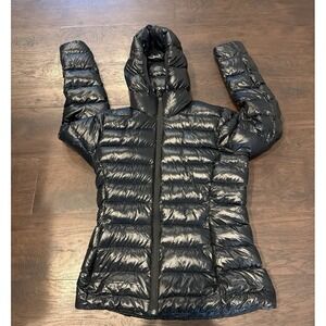 Adidas Light Down Womens Puffer AB2463 Black Jacket Hooded